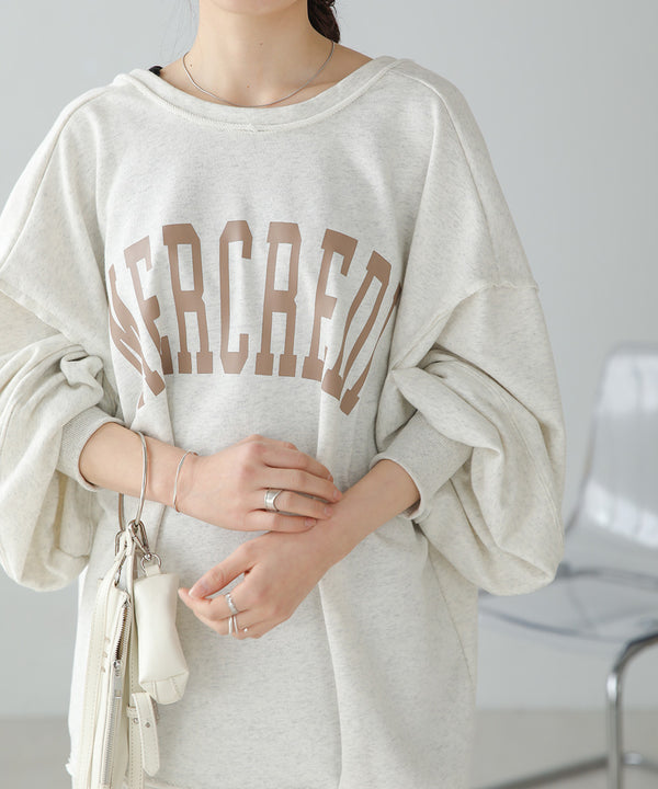 2WAY LOGO SWEAT CARDIGAN