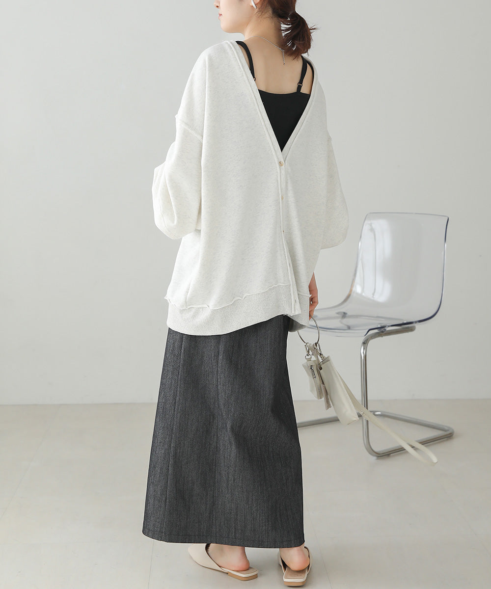 2WAY LOGO SWEAT CARDIGAN