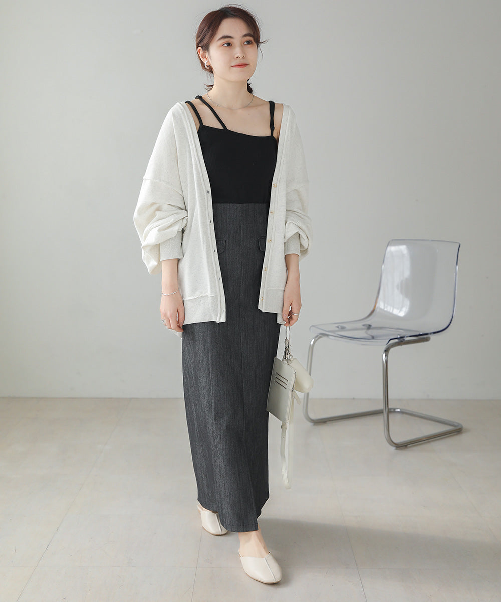 2WAY LOGO SWEAT CARDIGAN