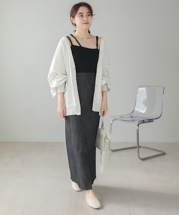 2WAY LOGO SWEAT CARDIGAN