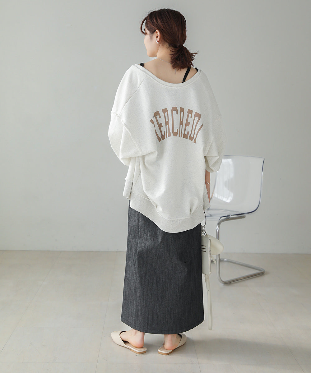 2WAY LOGO SWEAT CARDIGAN