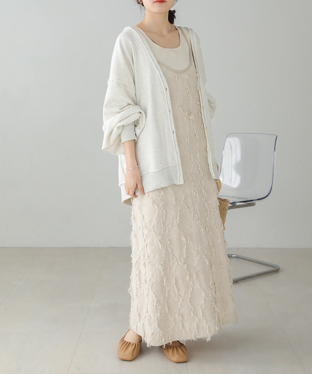 2WAY LOGO SWEAT CARDIGAN