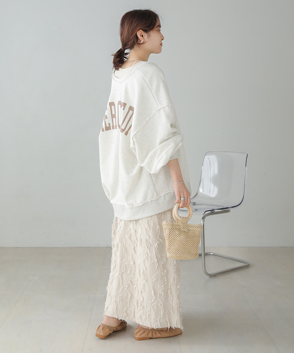 2WAY LOGO SWEAT CARDIGAN