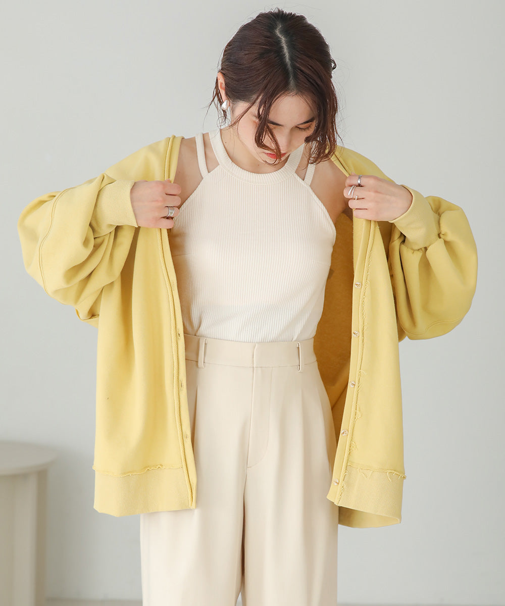 2WAY LOGO SWEAT CARDIGAN