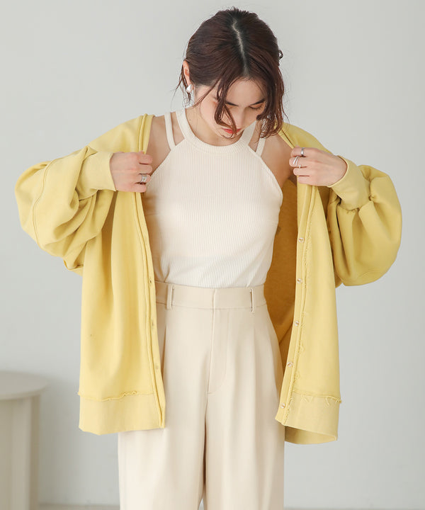 2WAY LOGO SWEAT CARDIGAN