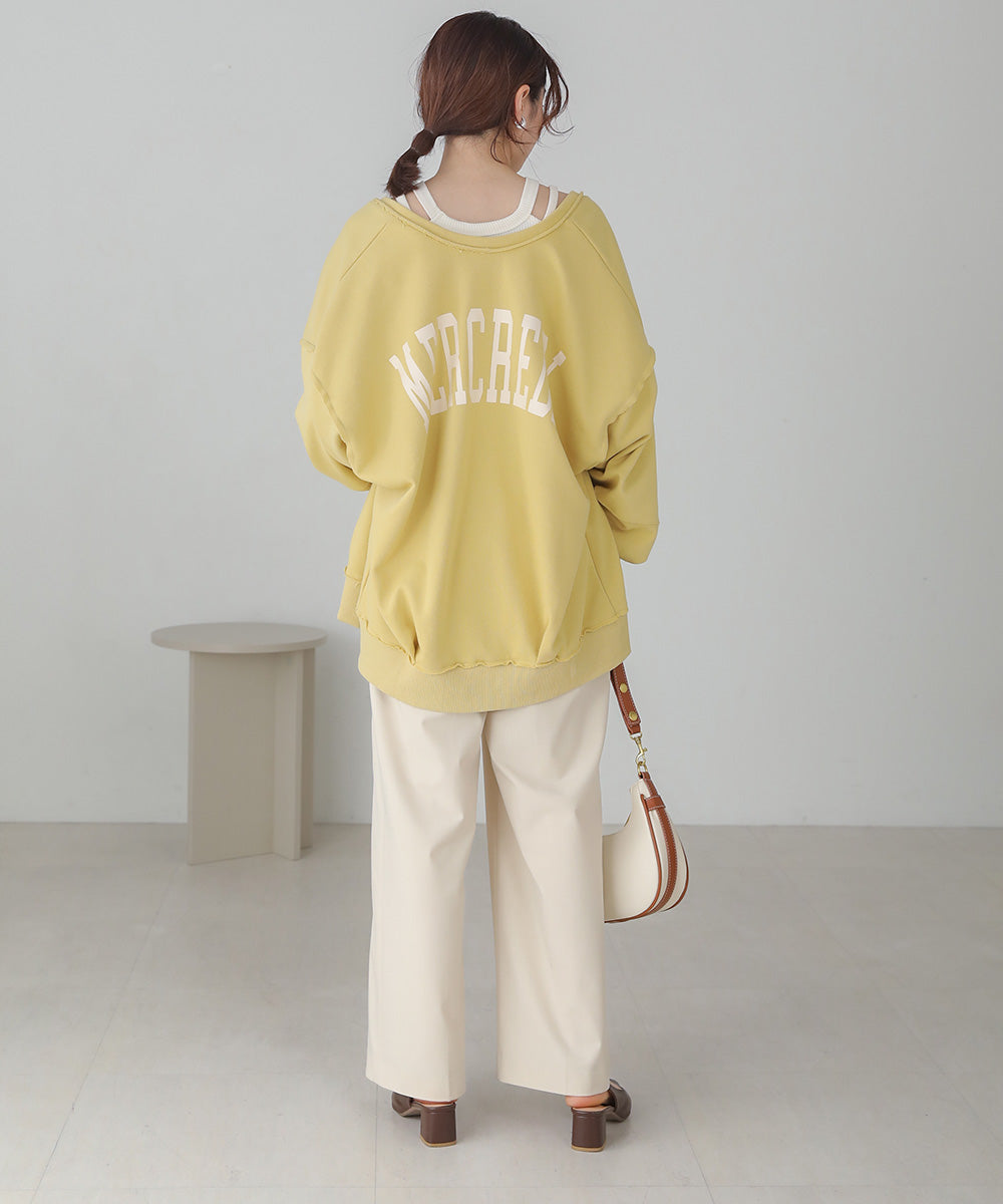 2WAY LOGO SWEAT CARDIGAN