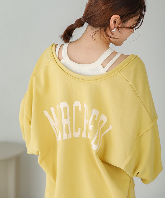 2WAY LOGO SWEAT CARDIGAN
