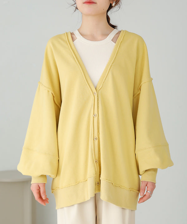 2WAY LOGO SWEAT CARDIGAN