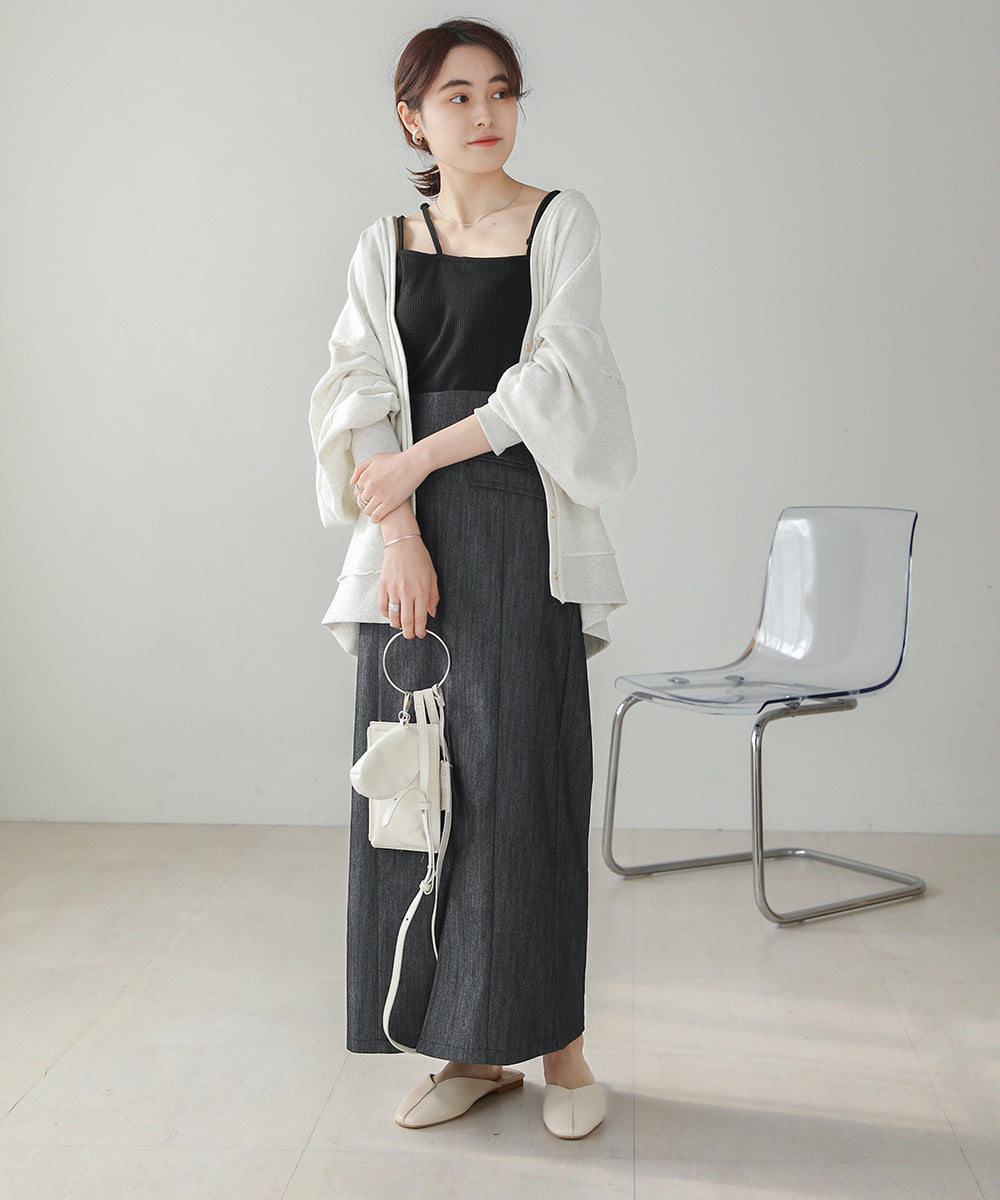 2WAY LOGO SWEAT CARDIGAN