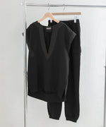 HEM TIE SWEAT TUCK PANTS