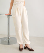 HEM TIE SWEAT TUCK PANTS