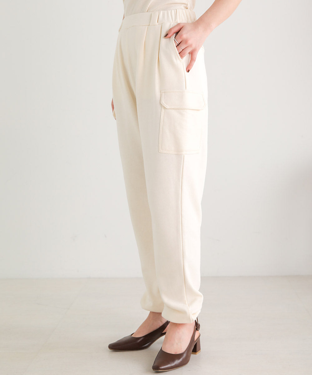 HEM TIE SWEAT TUCK PANTS