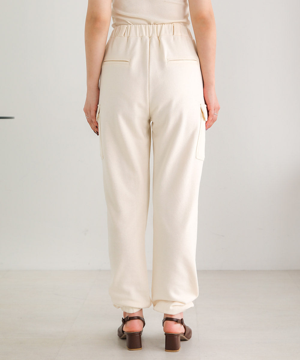 HEM TIE SWEAT TUCK PANTS