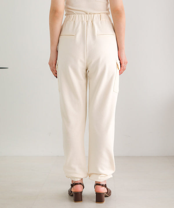 HEM TIE SWEAT TUCK PANTS
