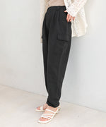 HEM TIE SWEAT TUCK PANTS
