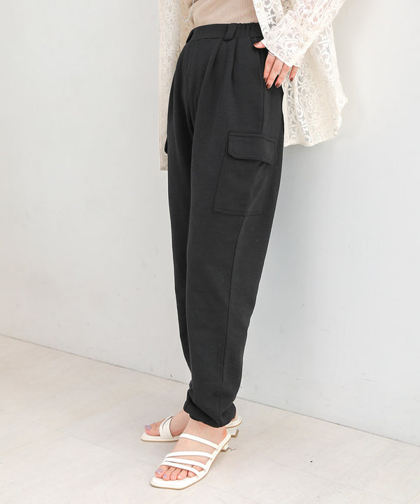 HEM TIE SWEAT TUCK PANTS