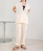 HEM TIE SWEAT TUCK PANTS