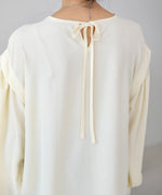 PEARL BUTTON LAYERED BLOUSE