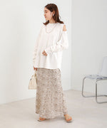 2WAY SLEEVE SLIT TOPS