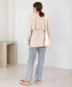 2WAY SLEEVE SLIT TOPS