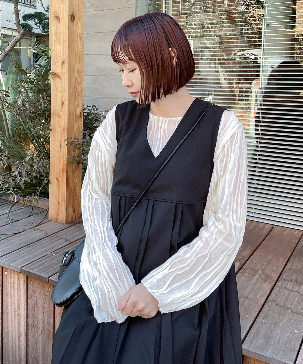 [cyocobi × Bab] DOUBLE PLEATS JUMPERONE PICE