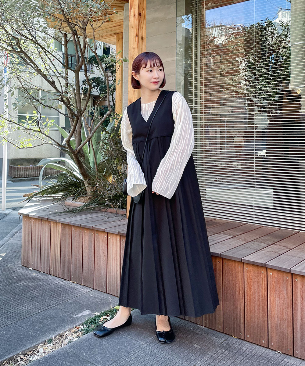 [cyocobi × Bab] DOUBLE PLEATS JUMPERONE PICE