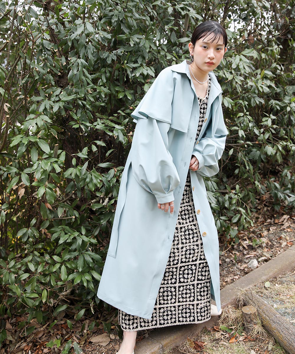 CAPE LIKE ONE PIECE COAT