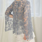 SHEER EMBROIDERY LACE BLOUSE