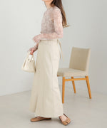 NUANCE PRINT SHEER TOPS