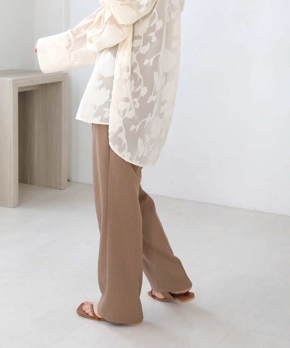 2WAY SHOULDER SHIRRING SALOPETTE