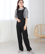 2WAY SHOULDER SHIRRING SALOPETTE