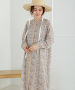 JACQUARD SMALL FLORAL ONEPIECE