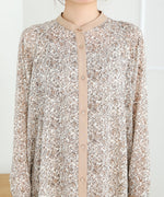 JACQUARD SMALL FLORAL ONEPIECE