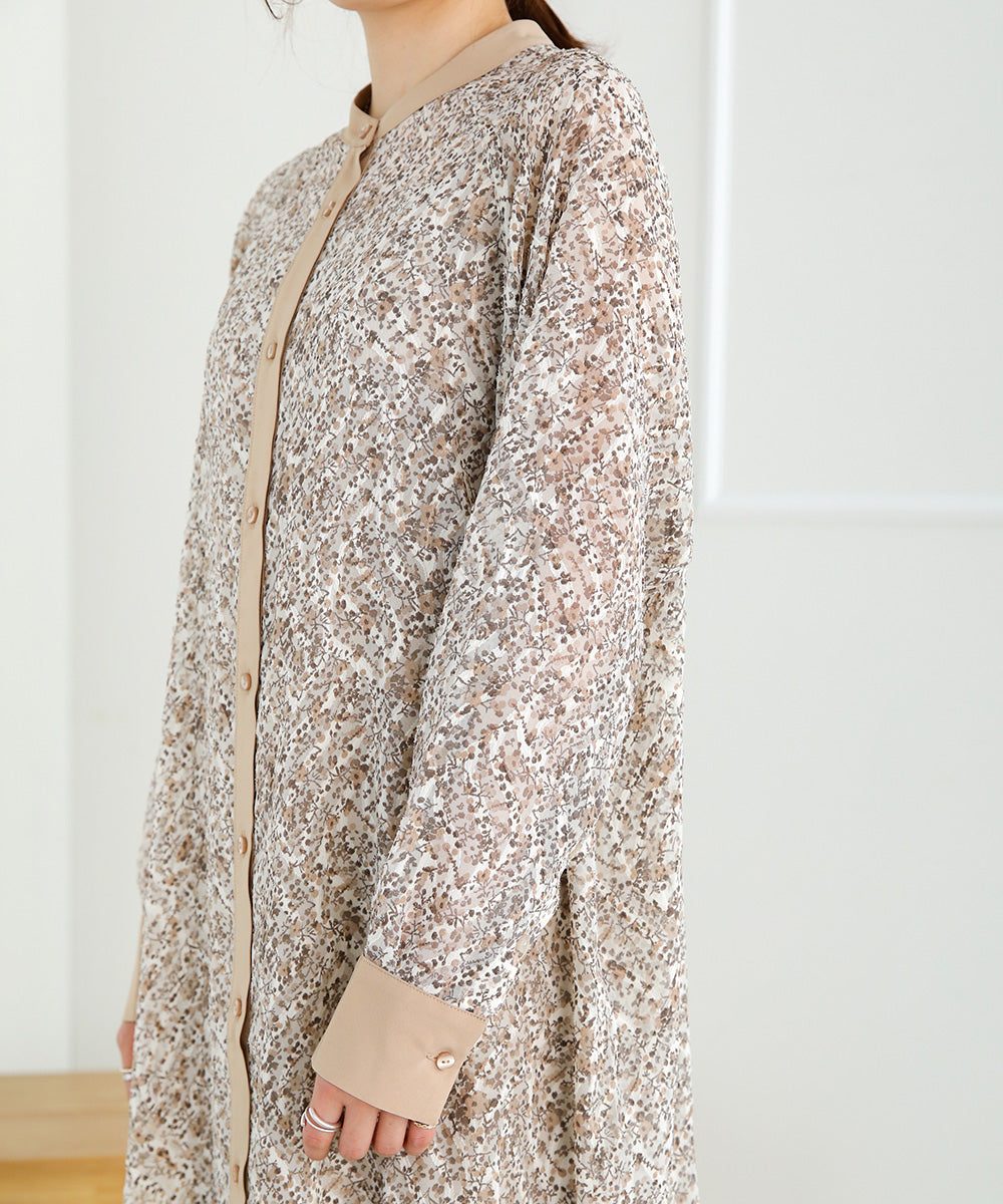 JACQUARD SMALL FLORAL ONEPIECE