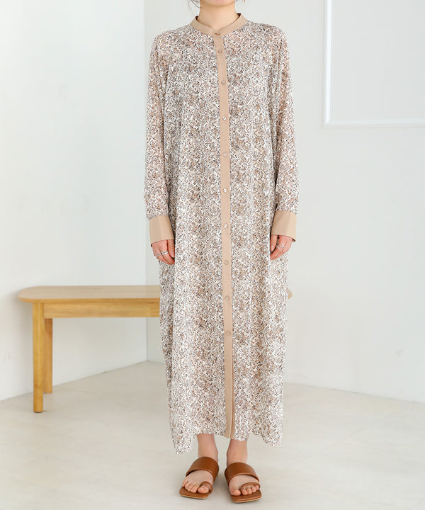 JACQUARD SMALL FLORAL ONEPIECE