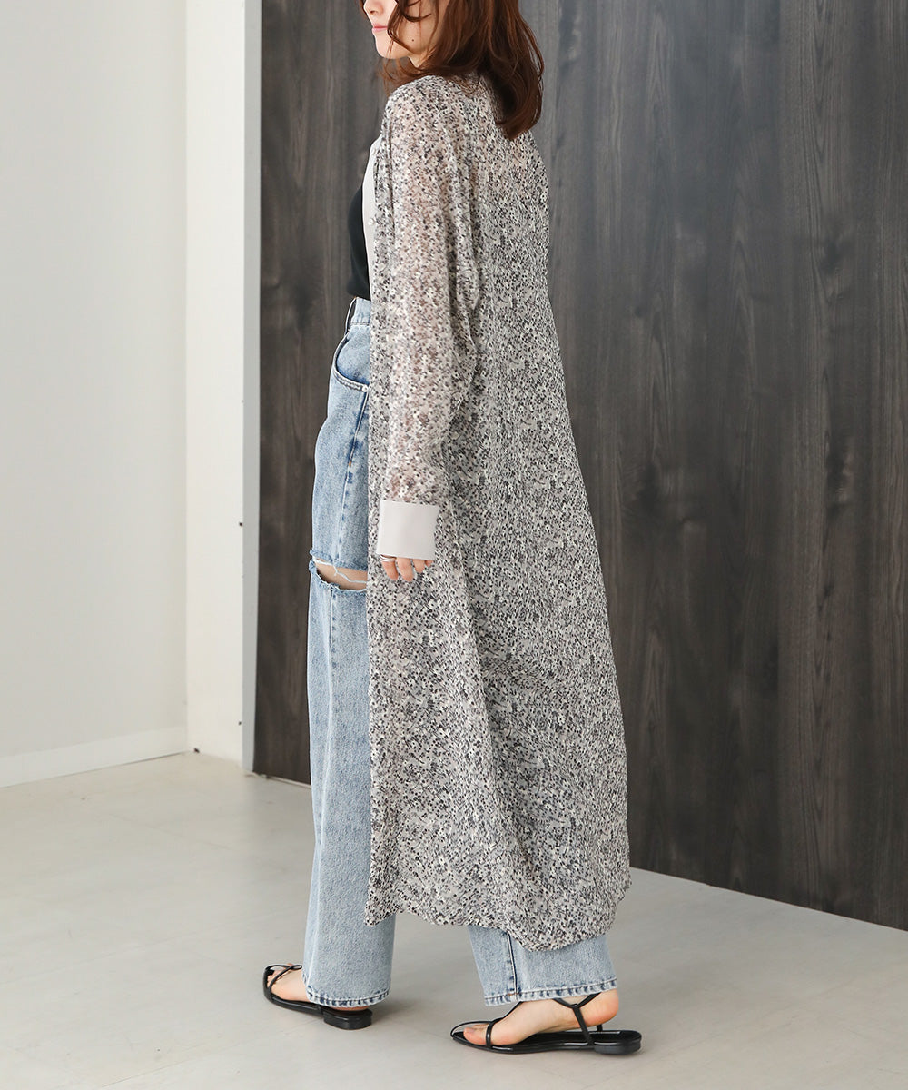 JACQUARD SMALL FLORAL ONEPIECE