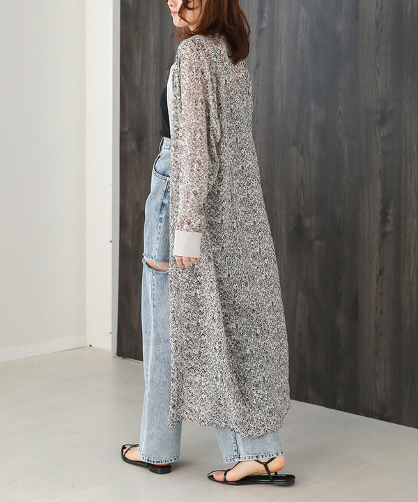 JACQUARD SMALL FLORAL ONEPIECE