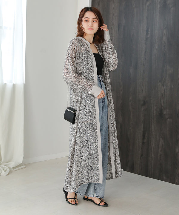 JACQUARD SMALL FLORAL ONEPIECE