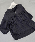 SHEER GATHERED BLOUSE