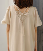 LAYERED SLEEVE PUFF ONEPIECE