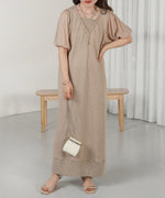 LAYERED SLEEVE PUFF ONEPIECE