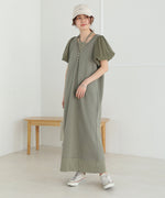 LAYERED SLEEVE PUFF ONEPIECE