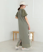 LAYERED SLEEVE PUFF ONEPIECE