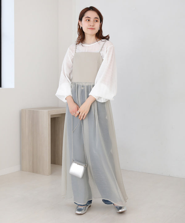 SHEER 2WAY ONEPIECE