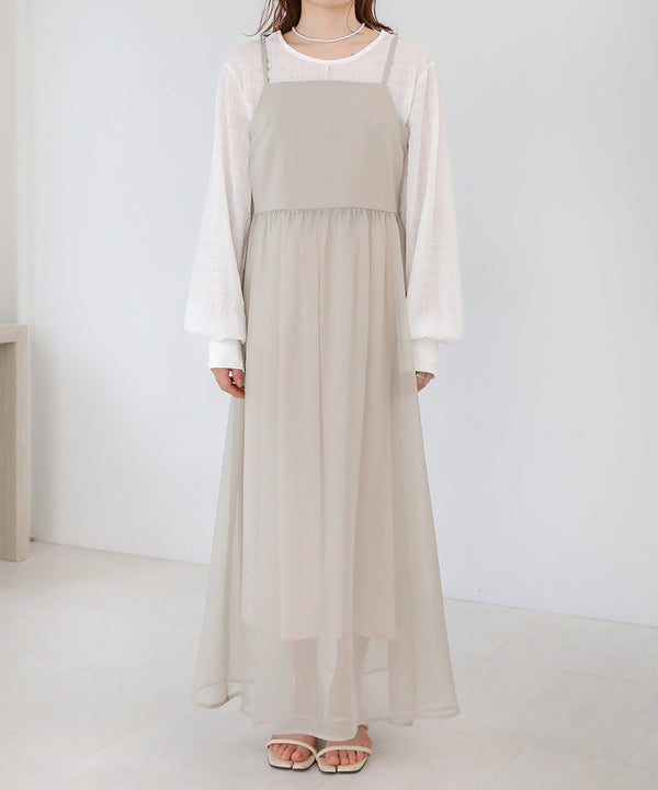 SHEER 2WAY ONEPIECE