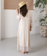 SHEER FLOWER 2WAY ONEPIECE