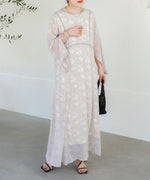 SHEER FLOWER 2WAY ONEPIECE