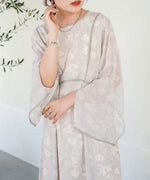 SHEER FLOWER 2WAY ONEPIECE
