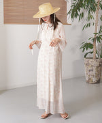 SHEER FLOWER 2WAY ONEPIECE