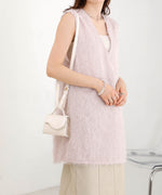 SHEER SHAGGY VEST